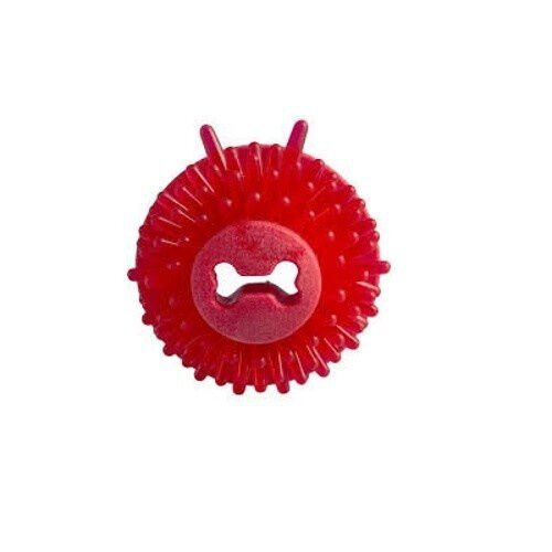 Rogz fred pelota portagolosinas rojo para perros, , large Imagen numero 2