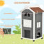 PawHut Casa para Gatos de Madera 59x55x109 cm, , large indicador imagen numero 4