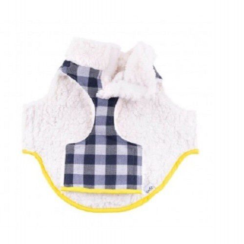 Abrigo reversible color Azul y blanco, , large Imagen numero 2