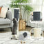 PawHut Poste Rascador para Gatos 85 cm Arañador para Gatos con Poste de Sisal Cepillo de Auto Acicalado y Bola de Juguete Gris y Crema, , large indicador imagen numero 5