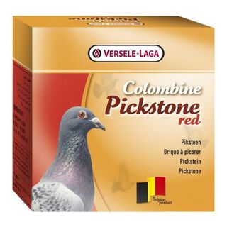 Pack de 6 bandejas de piedra roja para picotear Versele Laga para palomas