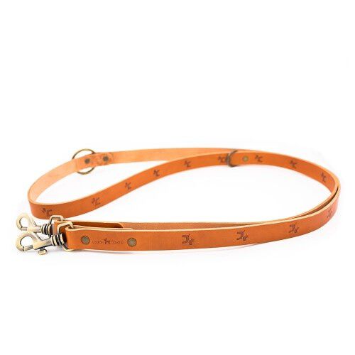 Ladran Gaucho Correa de cuero premium clasic para perros color marr&oacute;n, , large Imagen numero 3