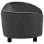 Vidaxl sofá de felpa gris oscuro para perros, , large indicador imagen numero 4