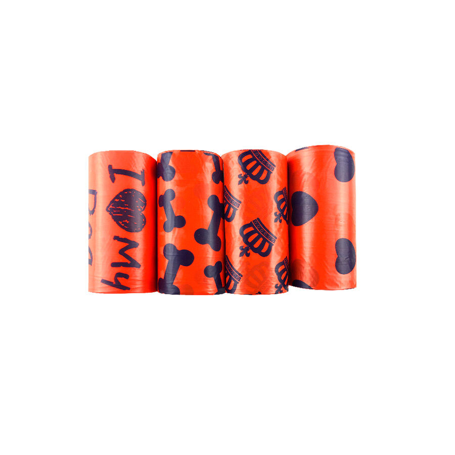 Nova Clean Bolsas Rojas para heces de perros - Pack 4, , large Imagen numero 1