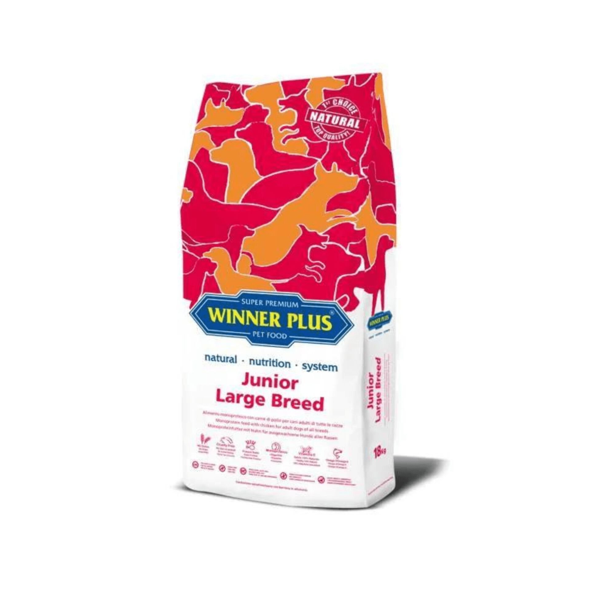 Winner Plus Pienso Monoproteico Para Perros Junior Raza Grande 18 Kg, , large Imagen numero 1