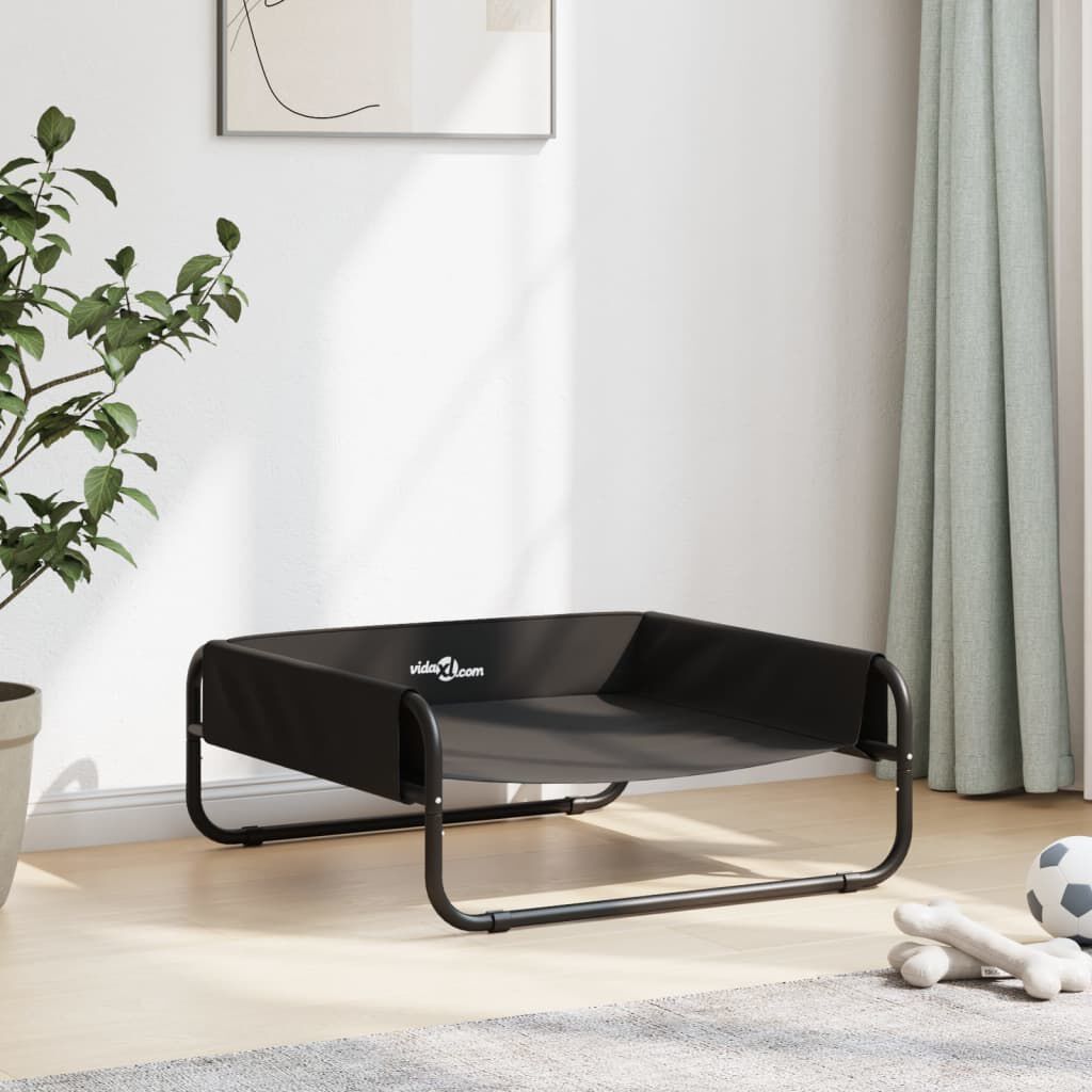 vidaXL Cama elevada para perros tela oxford y acero gris antracita, , large Imagen numero 2