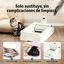 PETKIT Conjunto de arena cristalina con control de pH para gatos, compatible con la bandeja autolimpiante PUROBOT Crystal Duo, sistema de doble recogida de residuos, bandeja reemplazable, control de olores, gran capacidad de absorci&oacute;n, paquete de 4 unidades, , large indicador imagen numero 3
