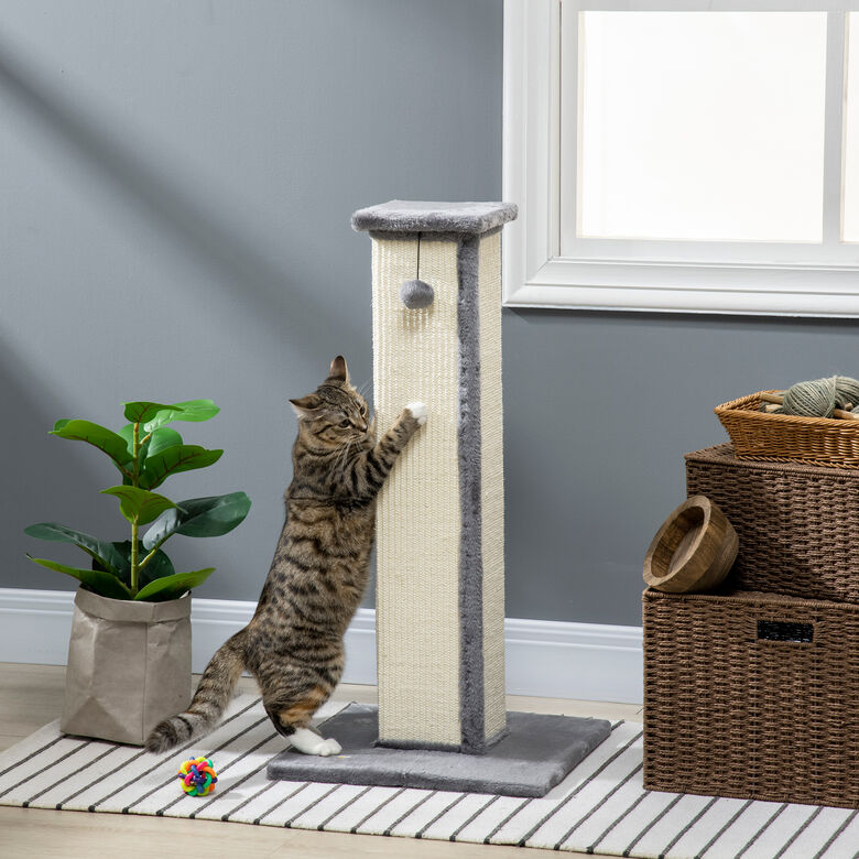 PawHut Poste Rascador de Sisal para gatos thumbnail