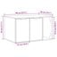 vidaXL Mueble arenero para gatos madera ingeniería blanco, , large indicador imagen numero 5