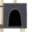 vidaXL Rascador para gatos con postes de sisal gris oscuro 97 cm, , large indicador imagen numero 4