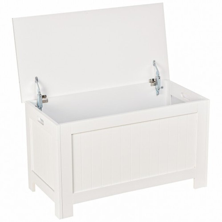 Casillero de madera HomCom color Blanco, , large image number null