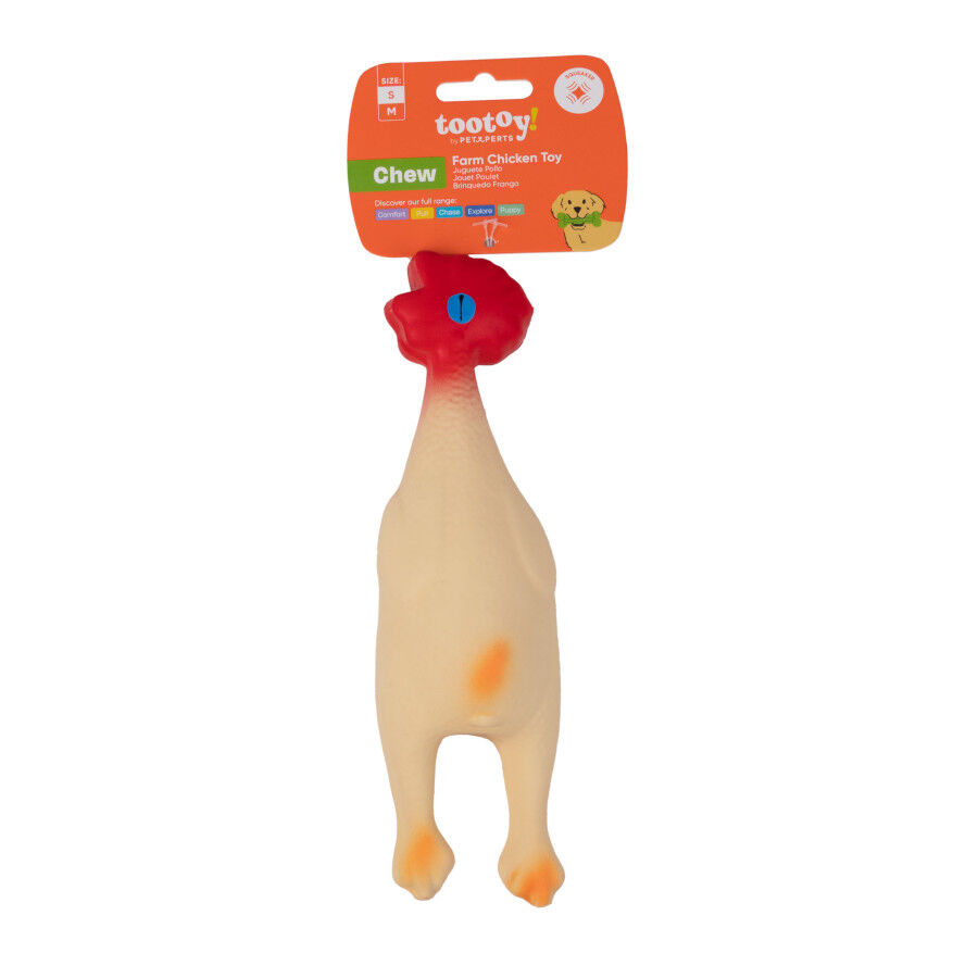 Tootoy! Juguete Pollo Mordedor con Sonido para perros, , large Imagen numero 8