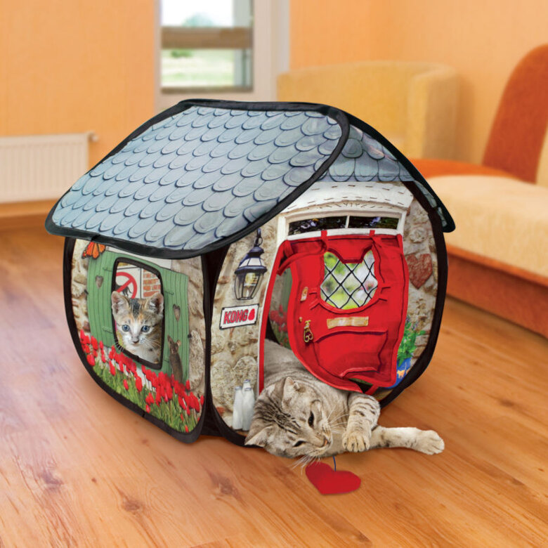 Kong Play Spaces Bungalow Casa de juguete para gatos, , large image number null