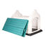 Nobleza Caseta para Perros de Plástico, Impermeable Perro Casa, Resistente A La Intemperie y Al Agua, con Tejado A Dos Aguas, Uso en Interior y Exterior (M 88x69x68 cm), , large indicador imagen numero 5