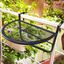 Mesa colgante de balcón Outsunny para gatos color Negro, , large indicador imagen numero 2