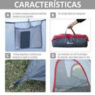 Tienda de camping grande con bolsa de Transporte color Gris, , large image number null