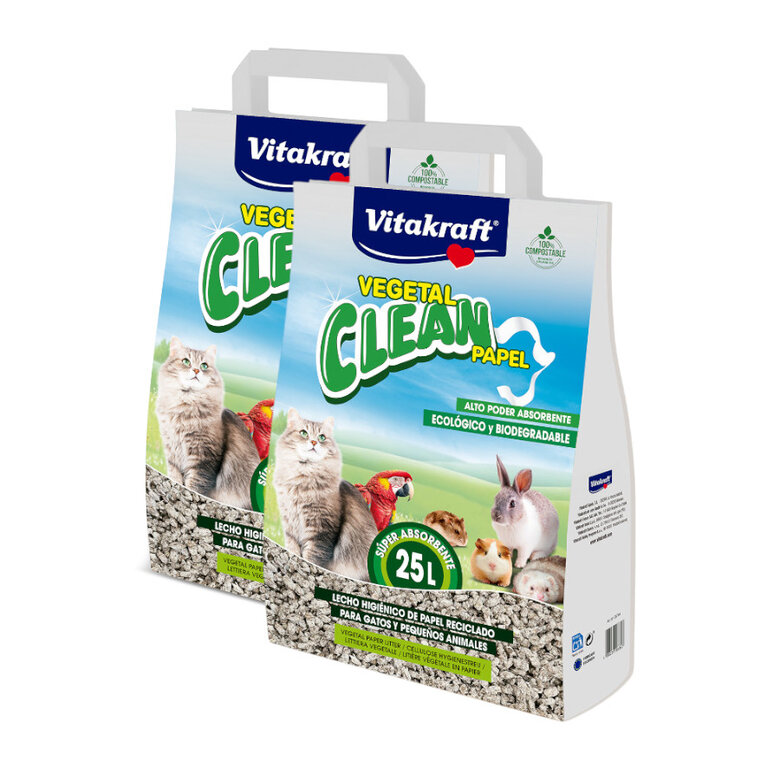 Lecho para jaulas Vitakraft Clean papel prensado