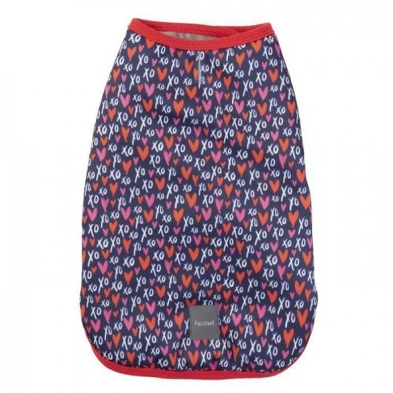 Abrigo Fuzzyard PS I Love You para perros color Azul Marino, , large image number null