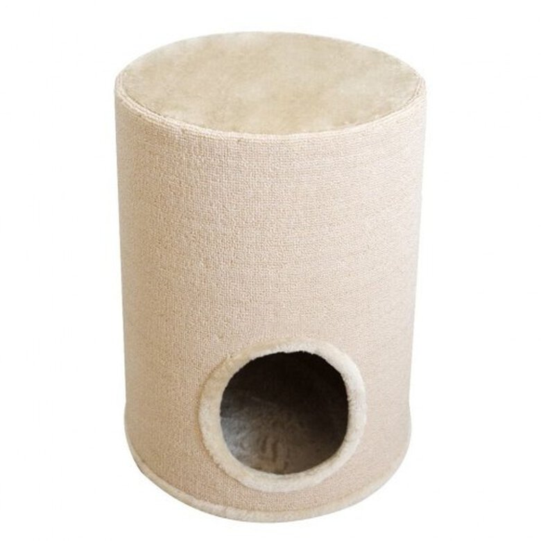 Casita con rascador para gatos color Beige, , large image number null