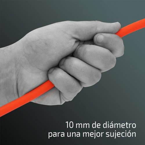 Tra&iacute;lla redonda Poliuretano IB&Aacute;&Ntilde;EZ 1CM X 10M NARANJA FOSFORITO, , large Imagen numero 2