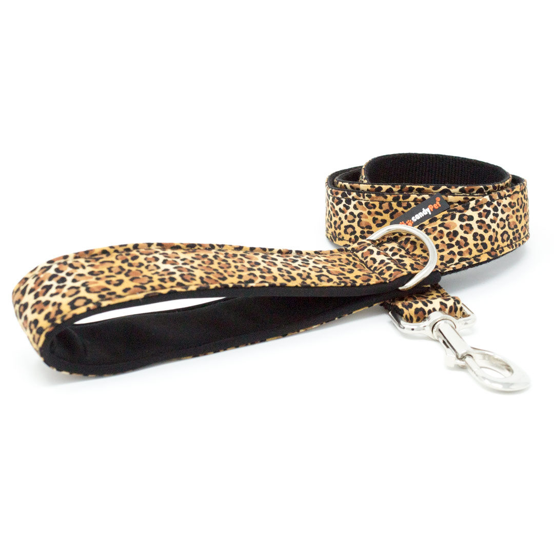 candyPet&reg; Correa para Perros - 120 cm con Asa acolchada - Modelo Leopardo, , large Imagen numero 1