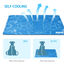 Nobleza - Alfombrilla refrescante para mascotas grandes. Auto refrigerante No tóxico. Ideal para para perros, gatos en verano. 90 * 50 cm, color azul, L, , large indicador imagen numero 4