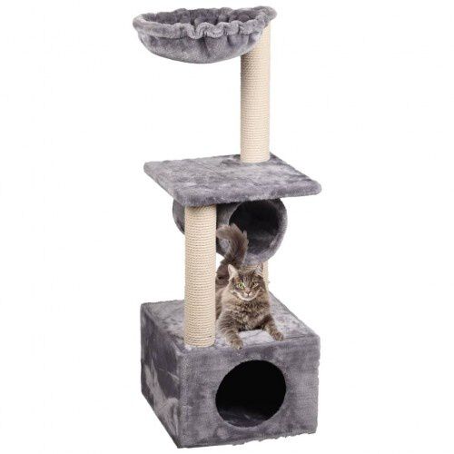 Rascador suave para gato color Gris, , large Imagen numero 1