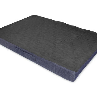 Gauty Cama Denim y pelo azul y gris para Perros y Gatos