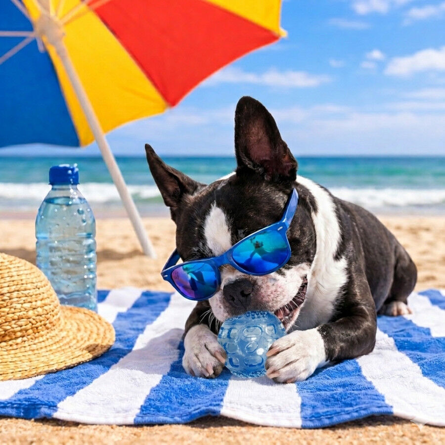 Summer Vibes Pelota de goma juguete para perros, , large Imagen numero 1