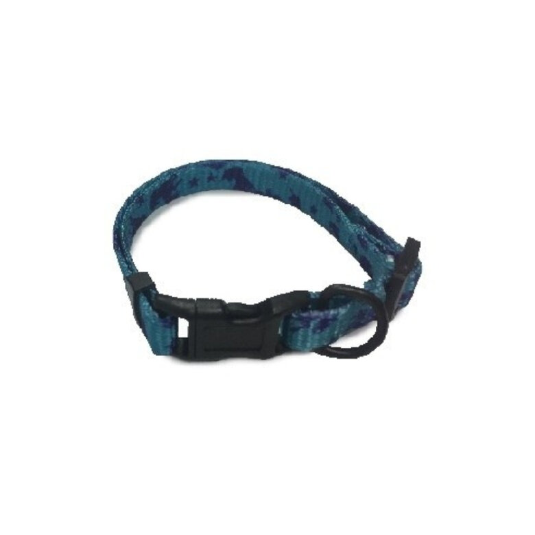 torre Decisión Caña Outech Collar con Manchas Azul para perros
