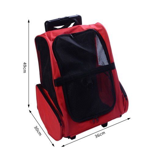 Transport&iacute;n/Carrito PawHut 2 en 1 color Rojo, , large Imagen numero 3