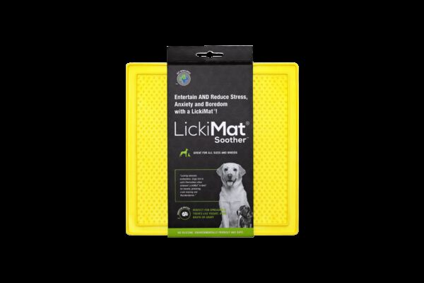 Comedero LickiMat Soother XL Amarillo para perro, , large Imagen numero 3