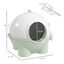 PawHut Arenero para Gatos con Cubierta Desmontable Caja de Arena para Gatos de Plástico con Pala Carga 4 kg 53x51x48 cm Verde, , large indicador imagen numero 3