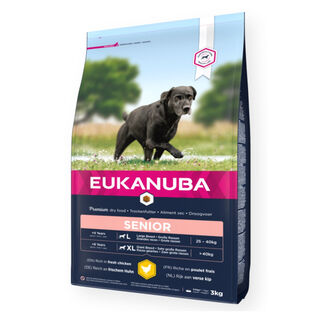 Eukanuba Comida seca para perros viejos sabor Pollo