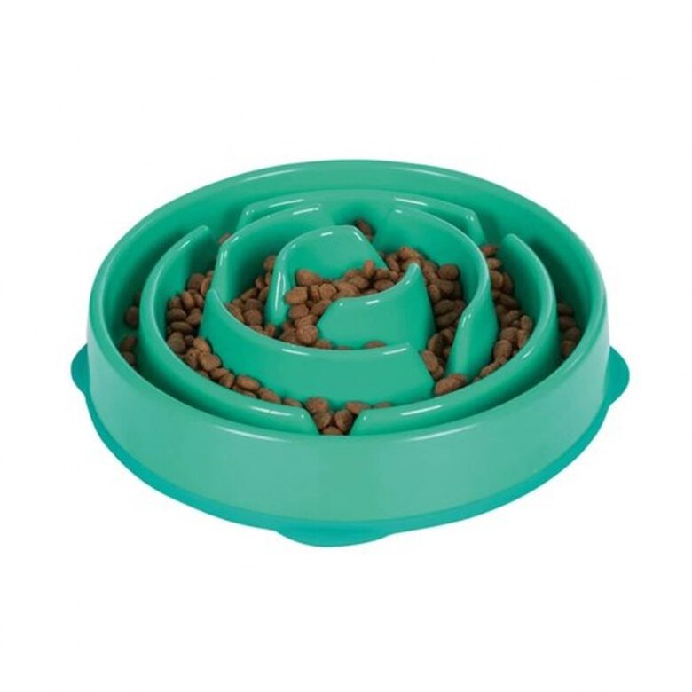 Comedero lento para perros color Verde, , large image number null