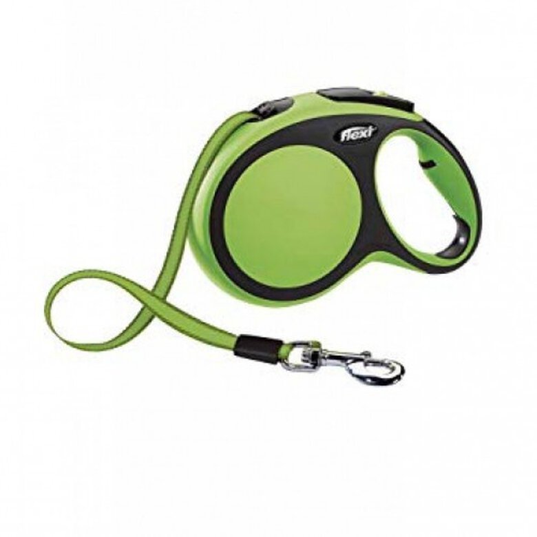Correa Flexi Comfort Tape para perros color Verde, , large image number null