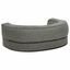 Vidaxl sof&aacute; acolchado ovalado con coj&iacute;n gris para perros, , large indicador imagen numero 8