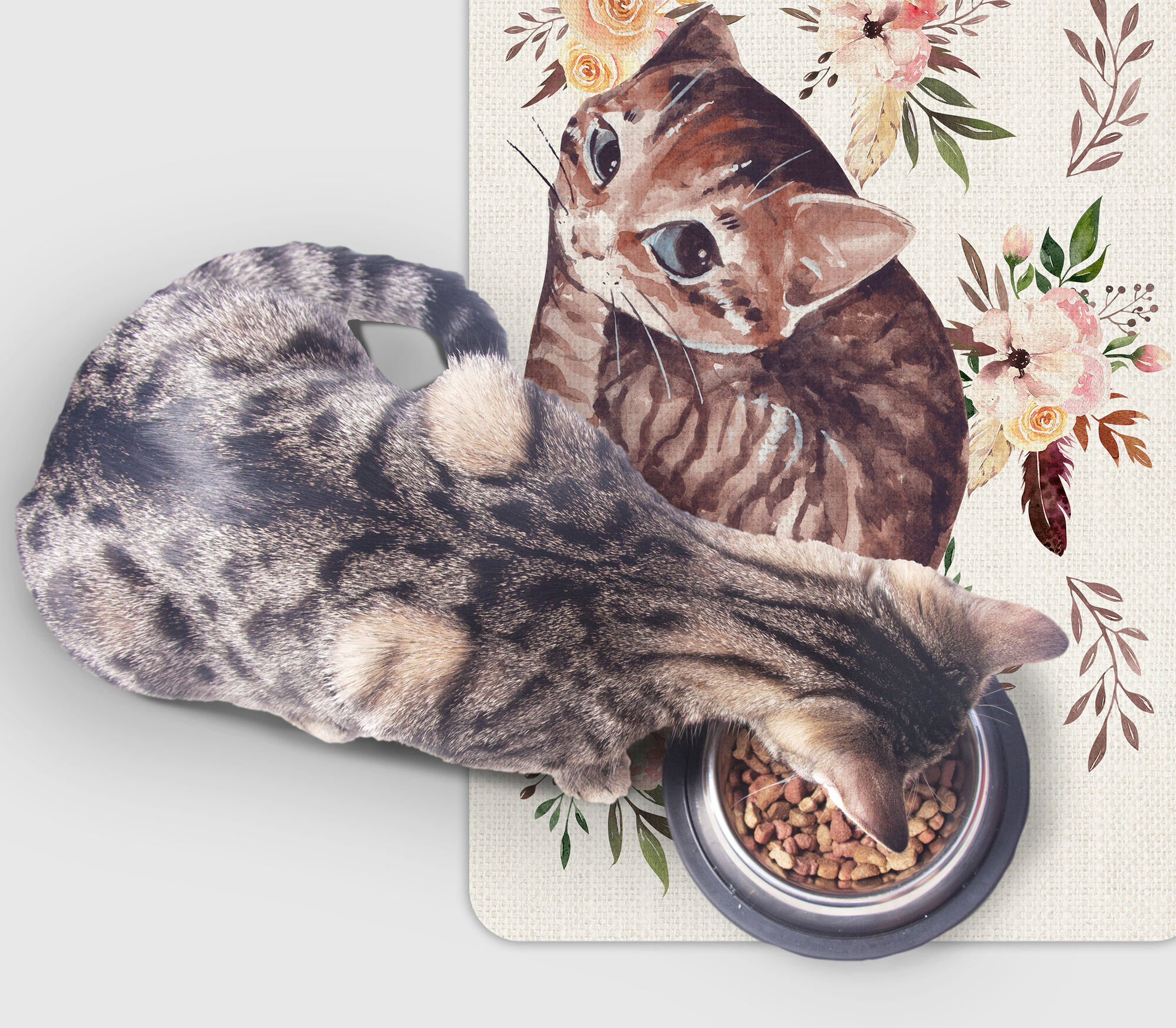 VINILIKO, alfombra de vinilo mascotas, Sweet cat 48x75 cm, , large Imagen numero 4