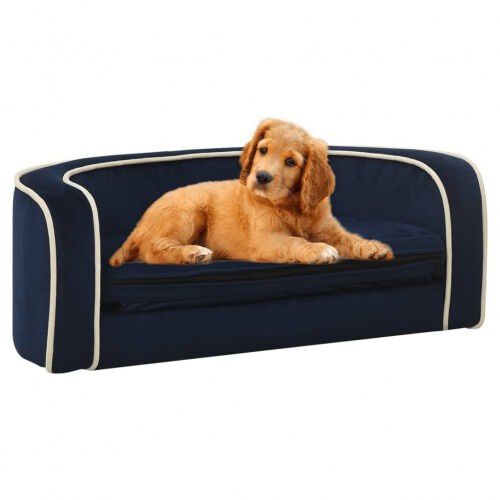 Vidaxl sof&aacute; plegable azul para perros, , large Imagen numero 4
