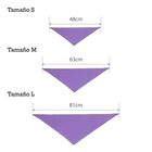 Bandana para perros reversible color Lila y negro, , large image number null