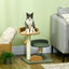 PawHut Árbol Rascador para Gatos Pequeño de 52 cm Torre para Gatos Centro de Actividades para Gatitos con Cama Poste de Sisal y Bola Colgante 43x39x52 cm Multicolor, , large indicador imagen numero 2