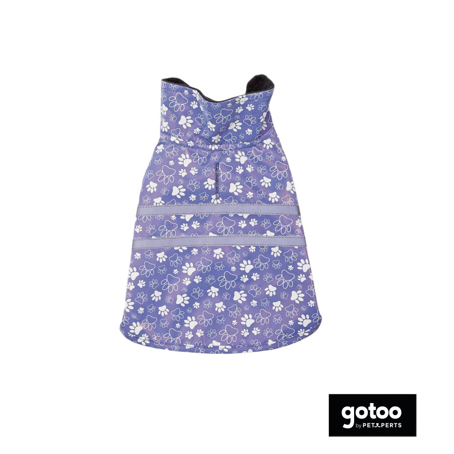 Gotoo Impermeable Estampado Huellas para perros, , large Imagen numero 2