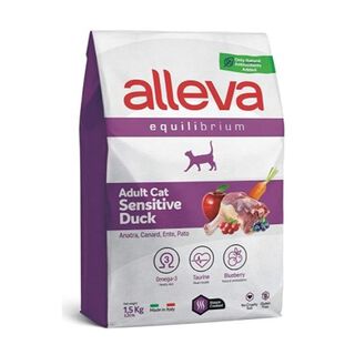 Pienso Alleva Equilibrium para gatos adultos sabor Pato