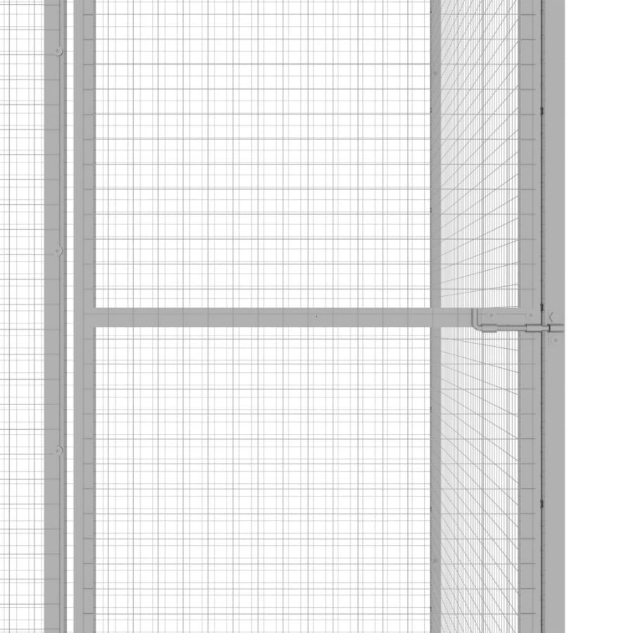 VidaXL Jaula de gran tama&ntilde;o met&aacute;lica para gatos, , large Imagen numero 4