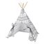 Pets Collection cama tipi con carpa de lona blanco para gatos, , large indicador imagen numero 1