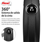 Flexi New Classic Correa Extensible Negra para perros, , large image number null
