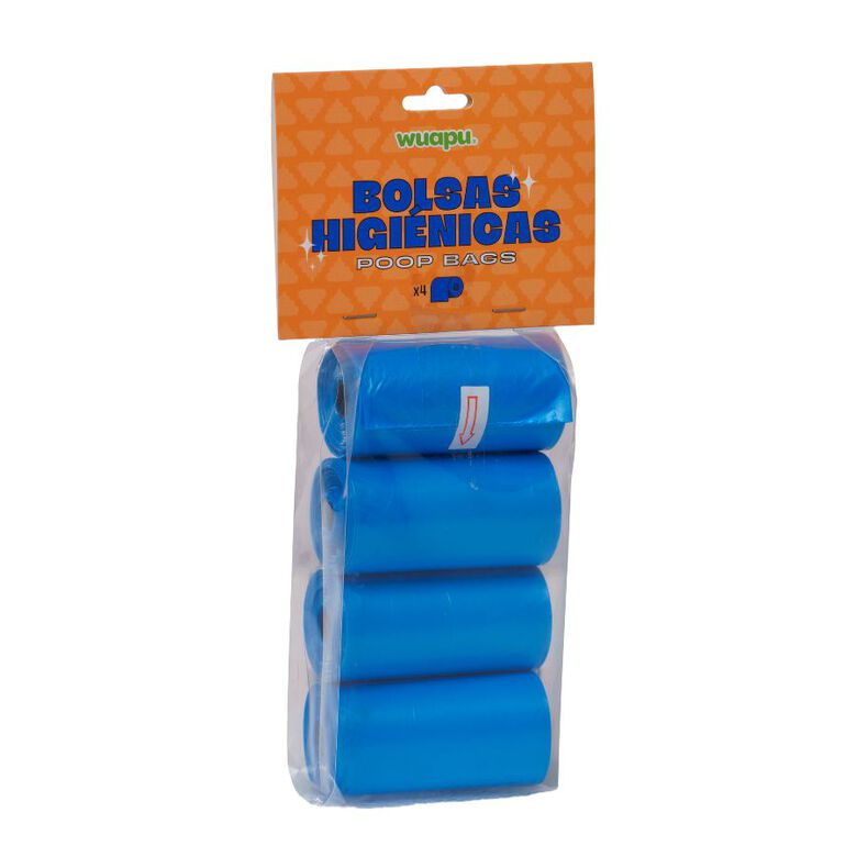 Wuapu Bolsas Higienicas Azul Rollos para perros thumbnail
