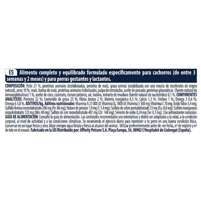 Advance Defense Mother & Puppy Active Pollo y Arroz Pienso, , large image number null