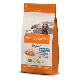 Nature's Variety Original Adult Medium Salmón pienso para perros