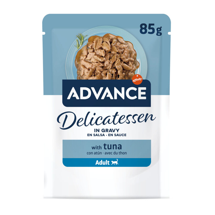 85 g Advance Delicatessen At&uacute;n en Salsa Sobres para gatos, , large Imagen numero 1